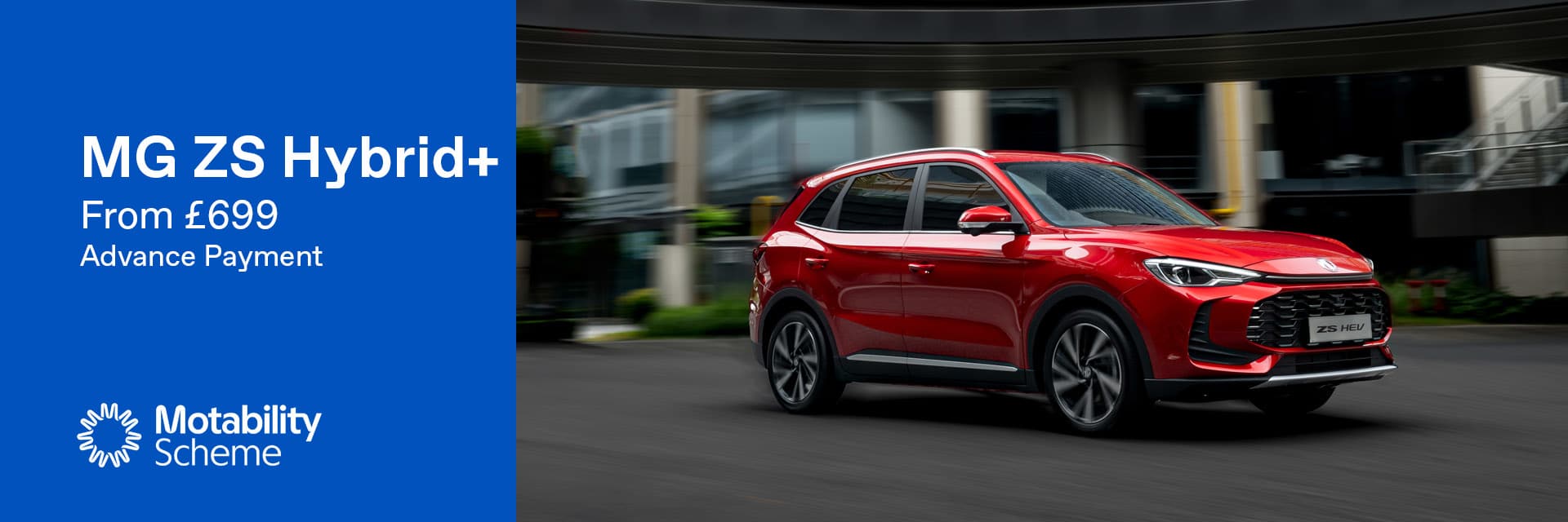 MG ZS Hybrid+ Motability Offers