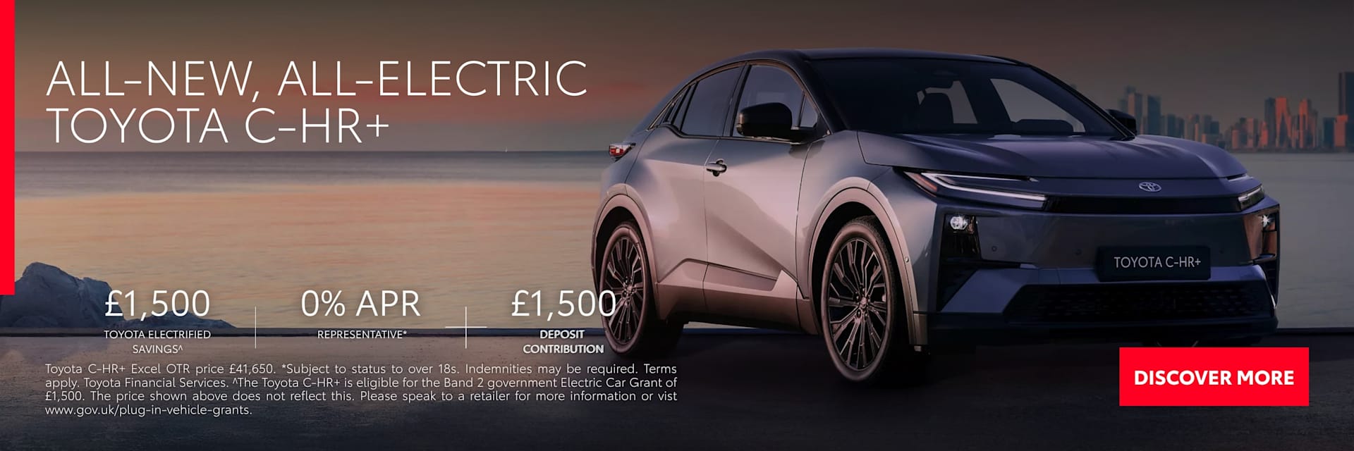 All-New All-Electric C-HR+ PCP Offer