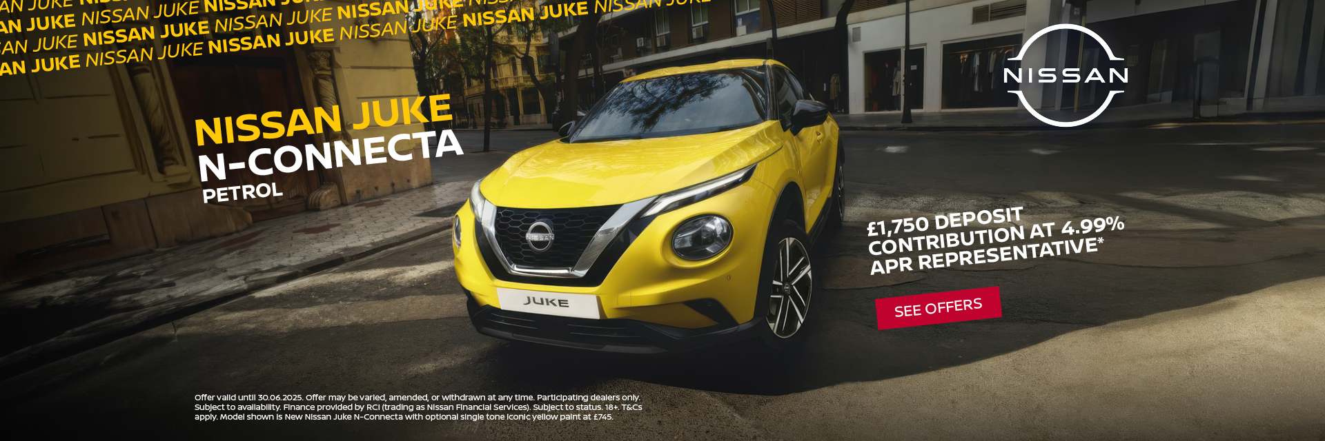 nISSAN jUKE Q2 OFFER
