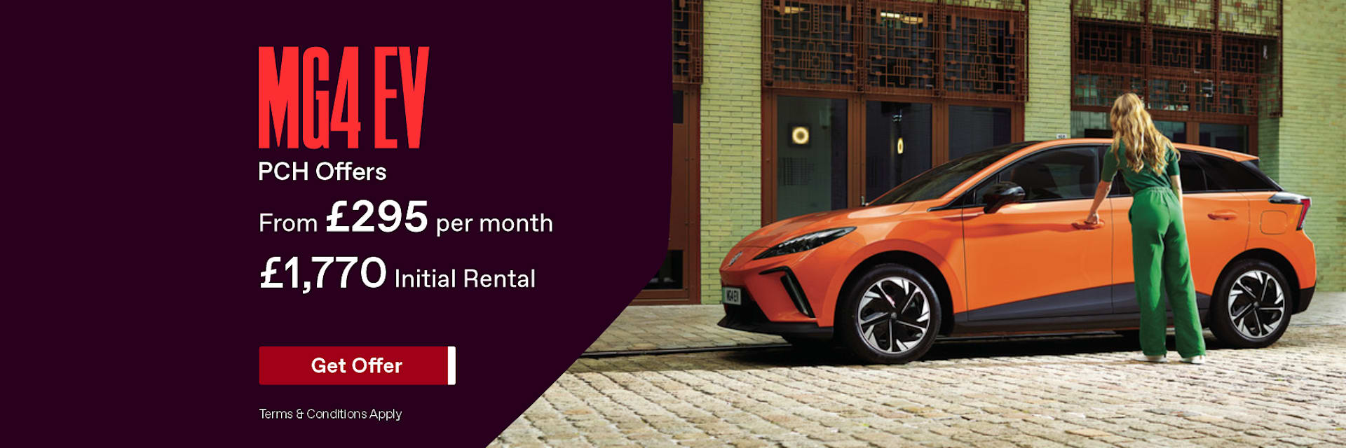 MG4 Personal Contract Hire (PCH) Offers