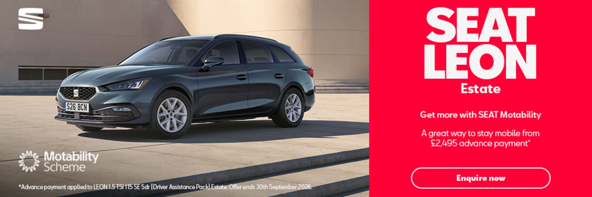 SEAT Leon Estate Motability