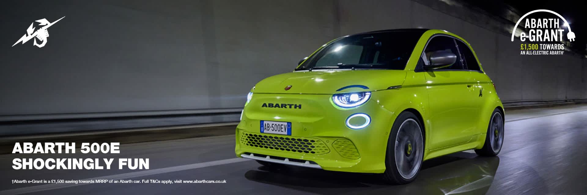 £1,500 Abarth e-Grant Saving