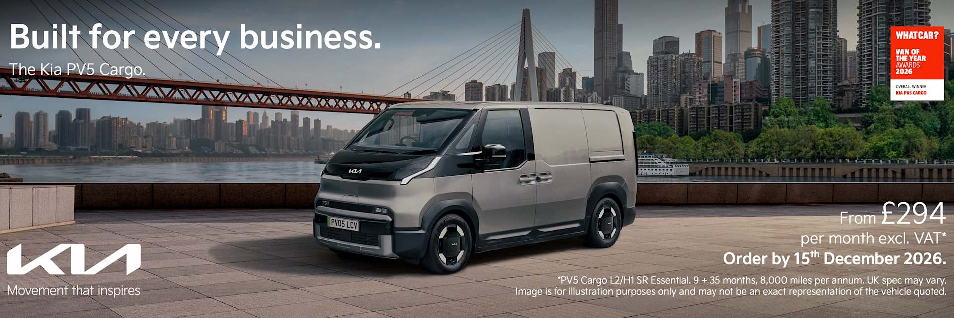 Q4 Kia PV5 Cargo Offer