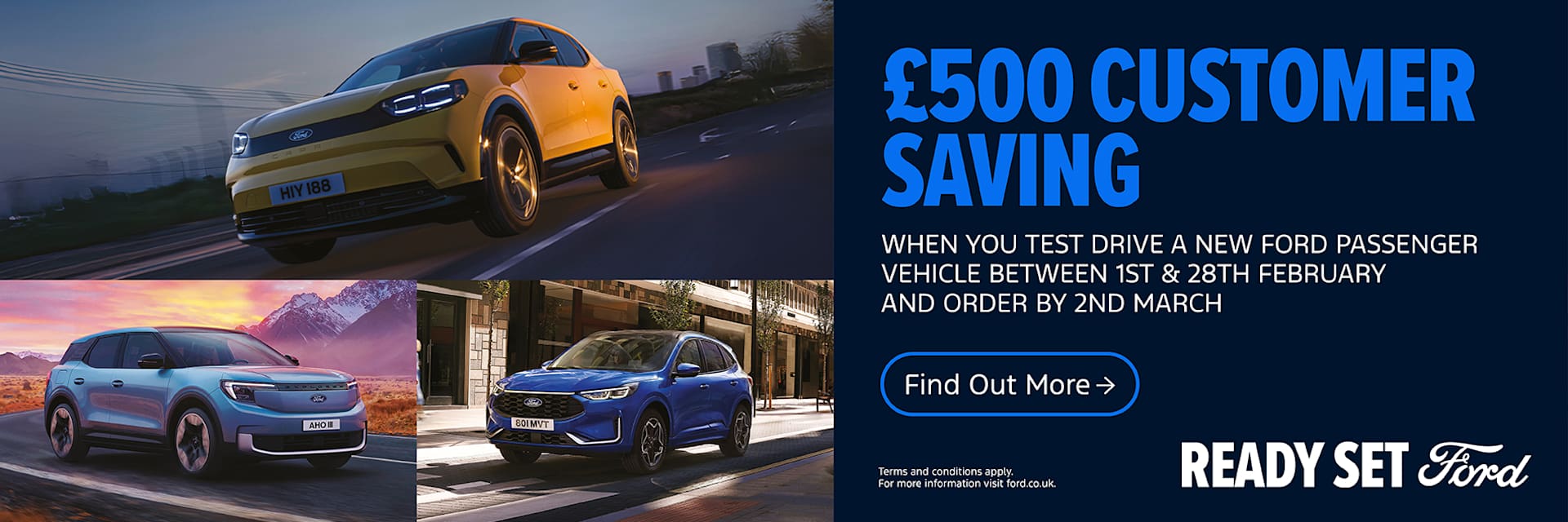 Ford £500 Test Drive Offer