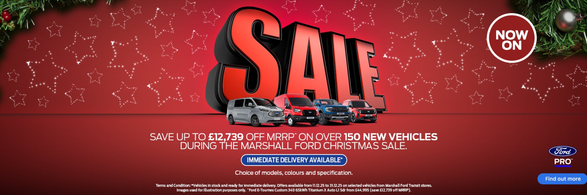 Ford Transit immediate delivery 