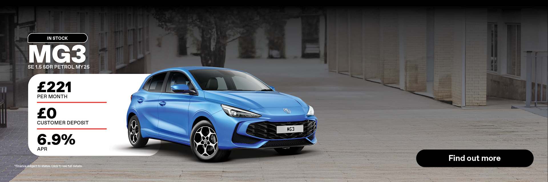 MG3 Manufacturer Offer 