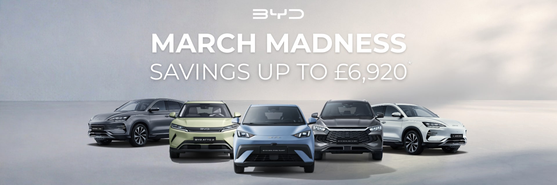 BYD March Madness - Savings Up To £6,920 