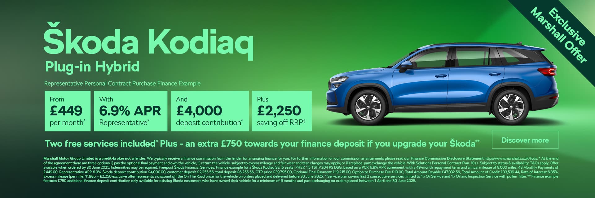 All-new Škoda Kodiaq Personal Contract Purchase Offer
