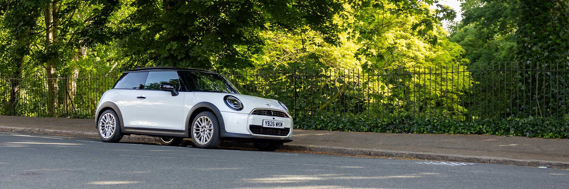 MINI parked on road