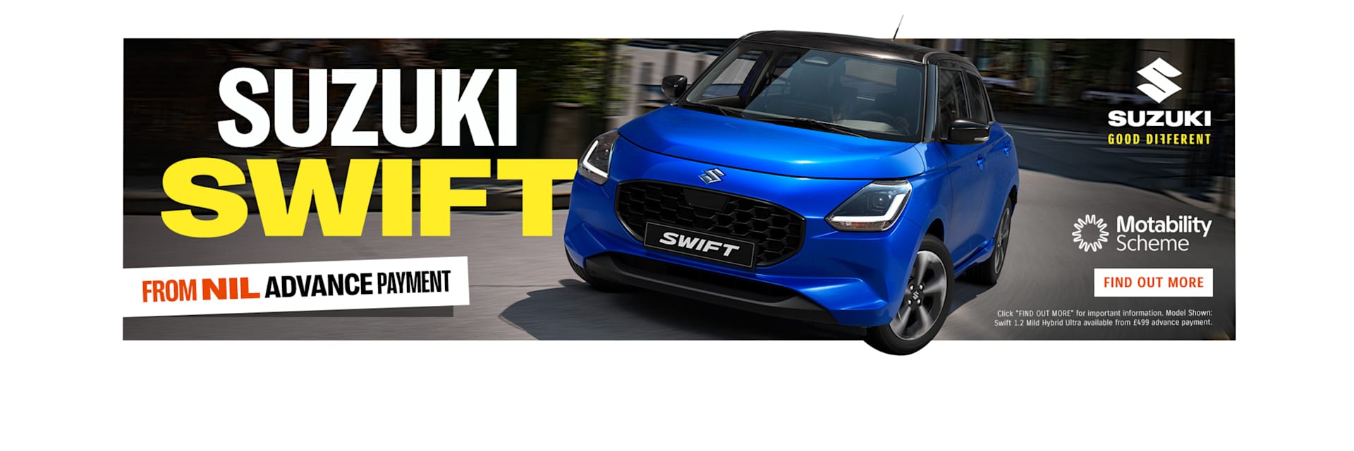 Suzuki Swift Motability Offer