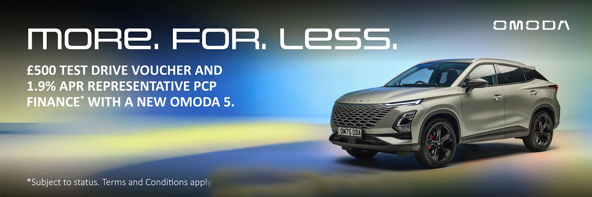 Omoda 5 1.9% APR Representative on PCP Finance