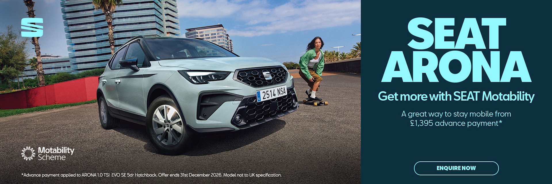 SEAT Arona Motability