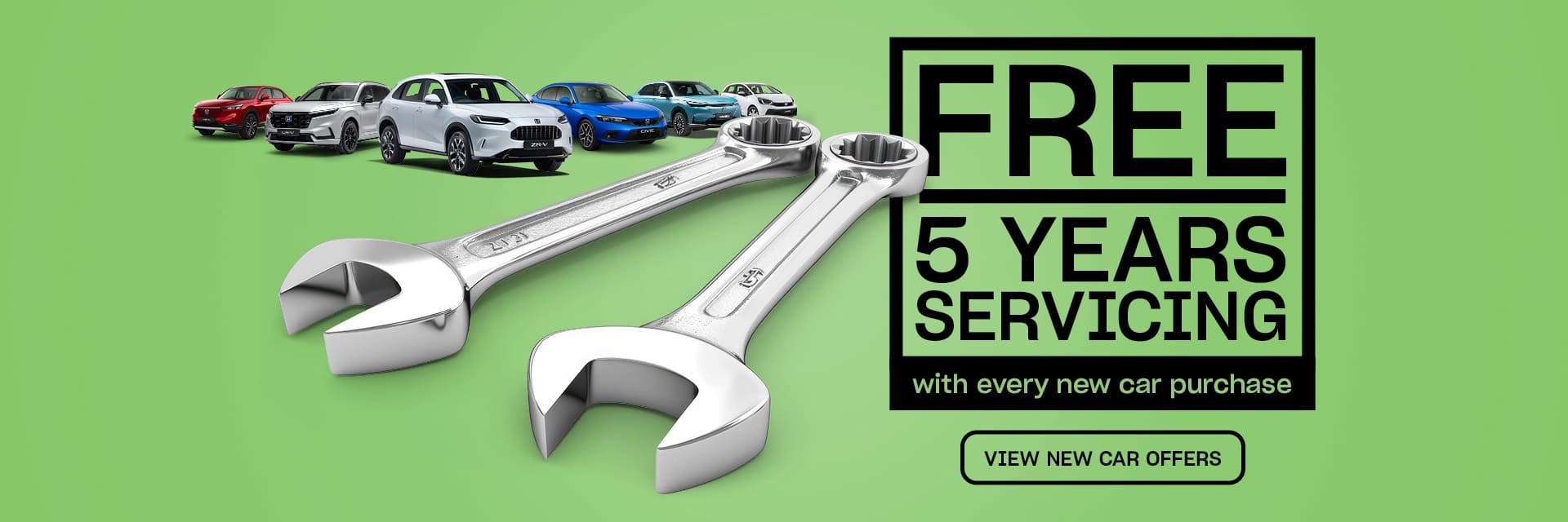 Honda New Car Offer 5 Year Package