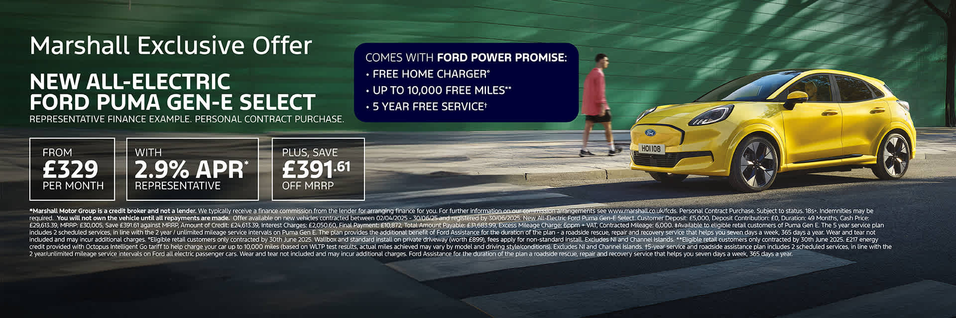New Ford Puma Gen-E Personal Contract Purchase Exclusive Offer
