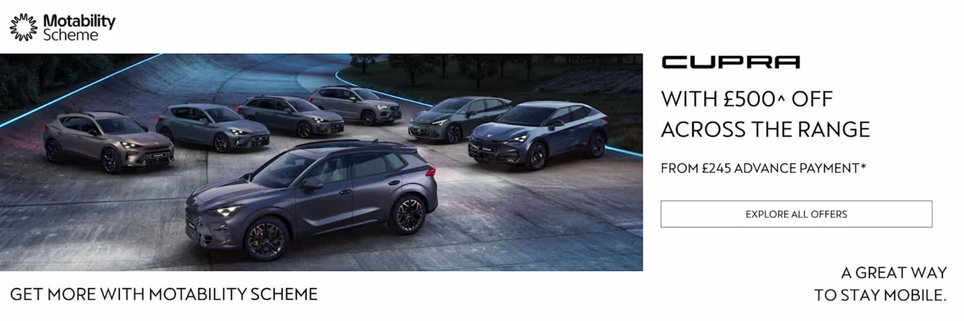 cupra motability scheme