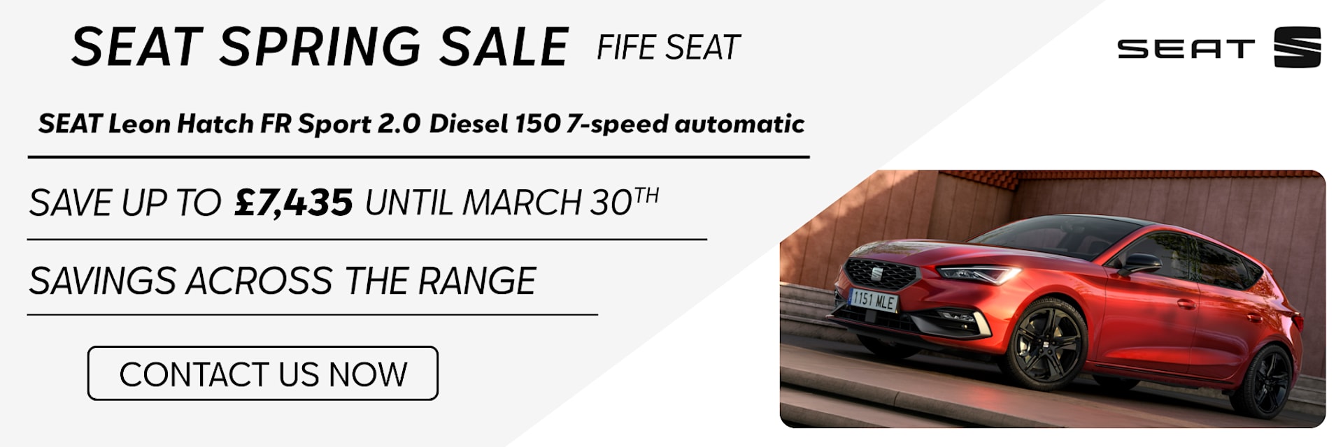 SEAT Leon Spring Sale Offer