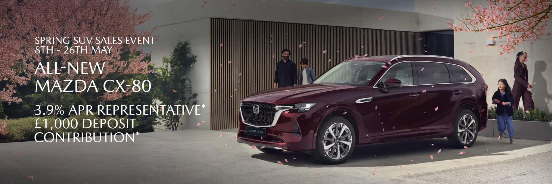 MAZDA SPRING SUV SALES EVENT ALL-NEW MAZDA CX-80 OFFER