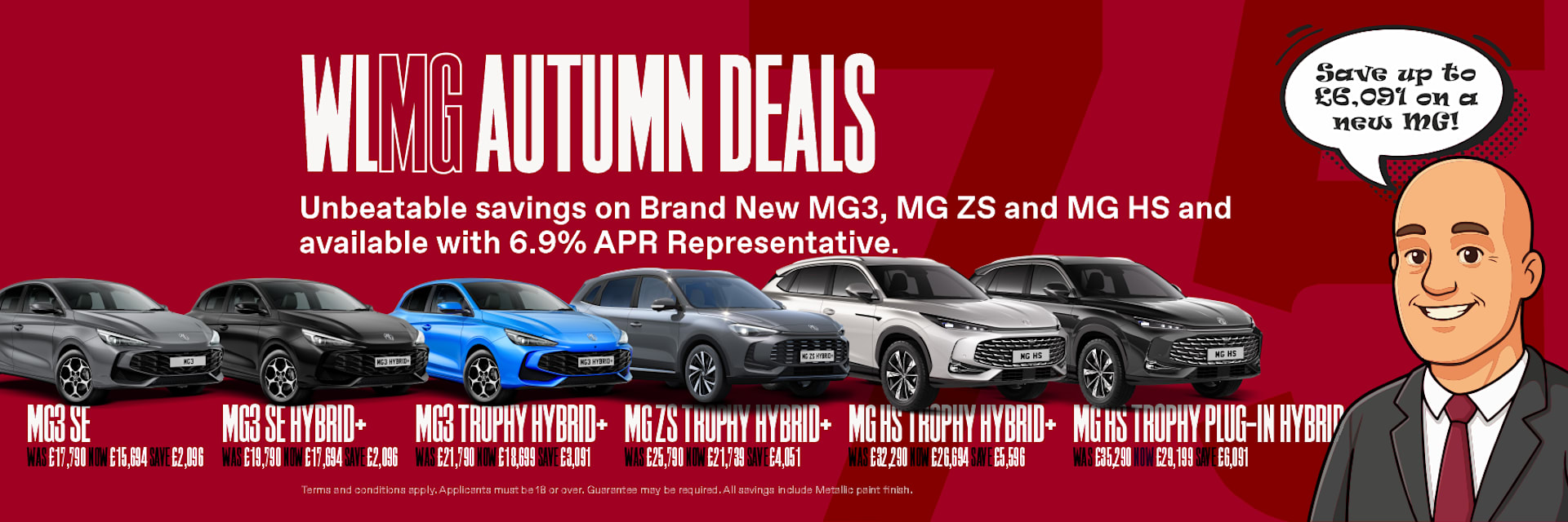 Autumn Deals on New In Stock MG&#039;s
