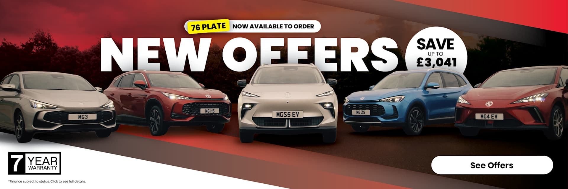 MG New Car Offers