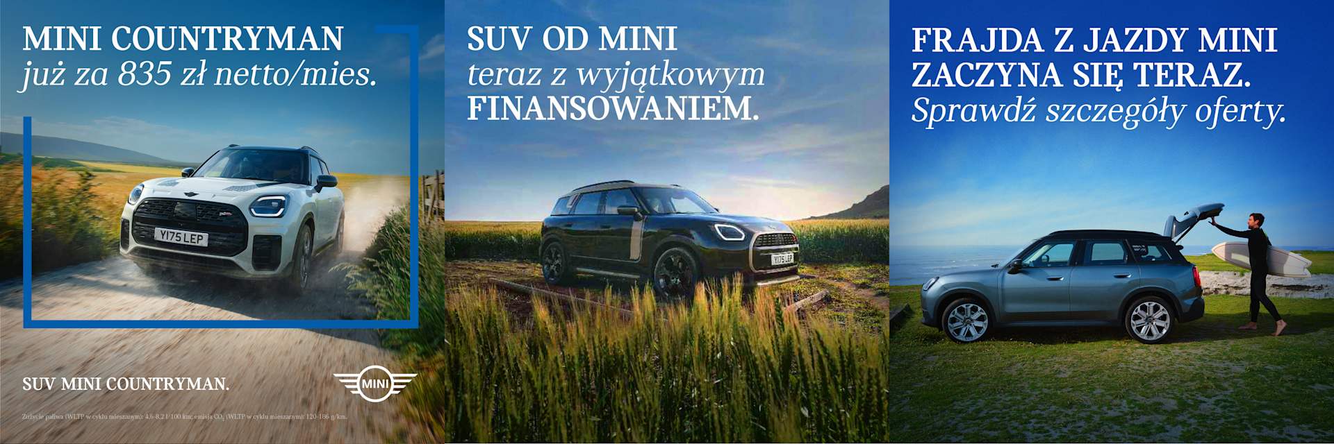 Nowe MINI Countryman od 835 zł netto/mies.