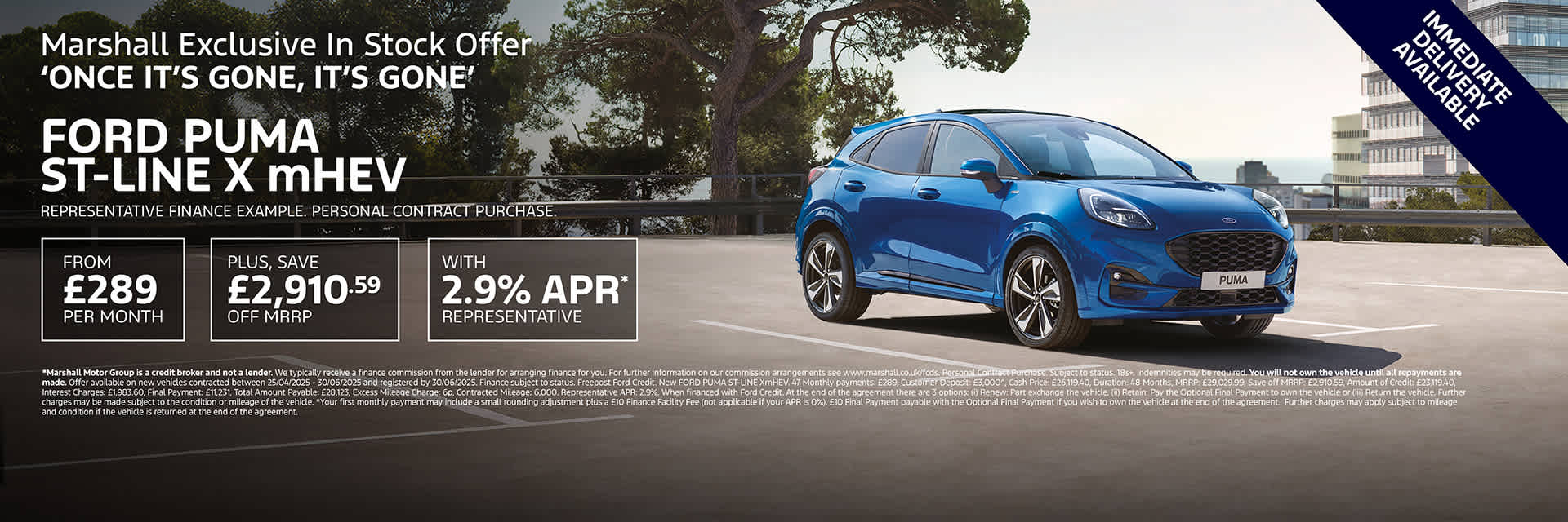 FORD PUMA ST-LINE EXCLUSIVE FORD OPTIONS (PERSONAL CONTRACT PURCHASE) OFFER