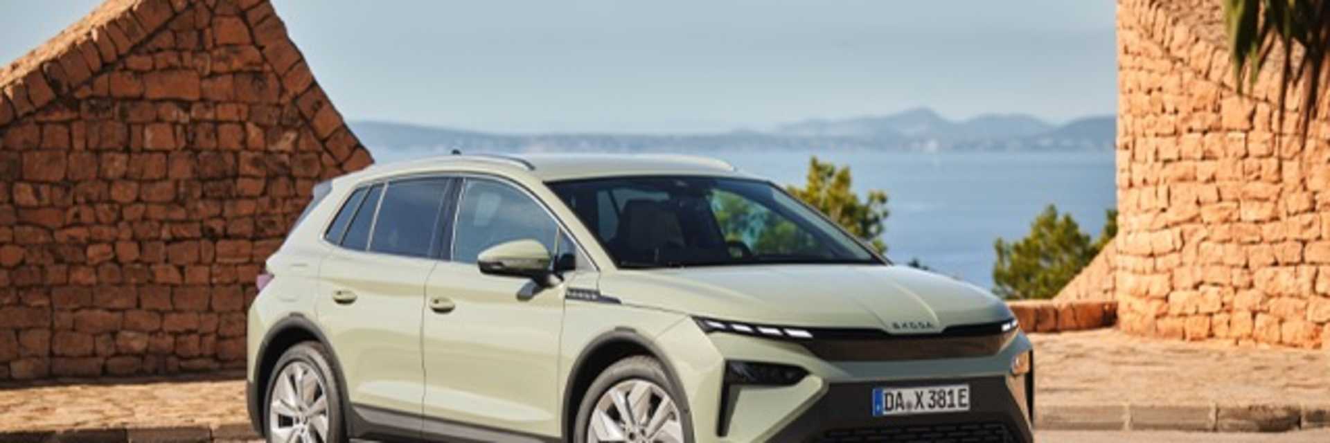 Skoda Elroq New Design and front end of car