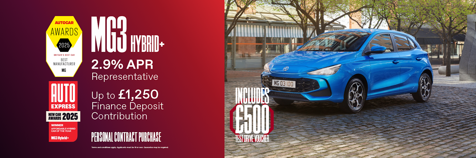 MG3 Hybrid+ from £19,495