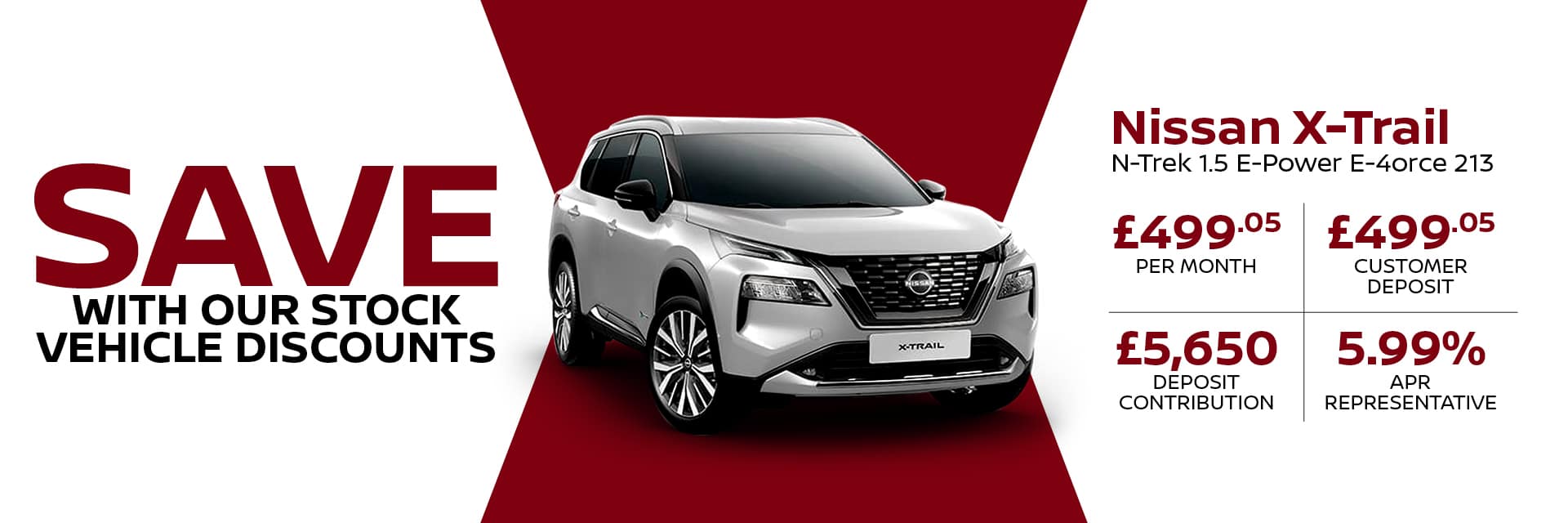 Nissan X-Trail Stock Offer