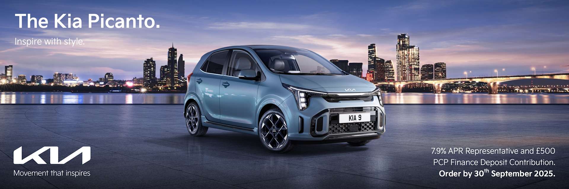Kia Picanto 7.9% APR Representative Finance Offer