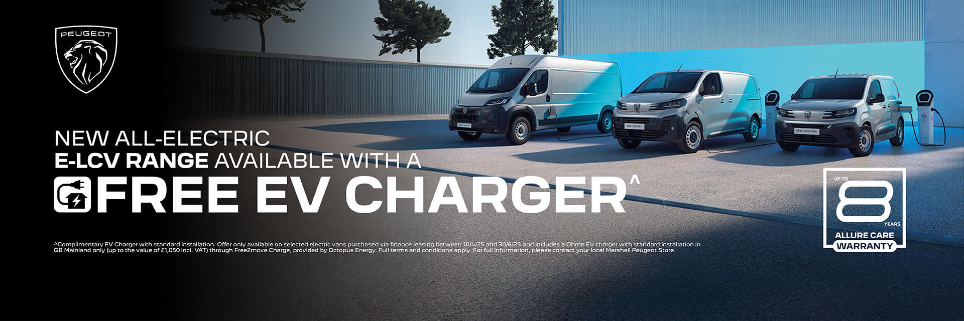 PEUGEOT ELECTRIC VAN CHARGER