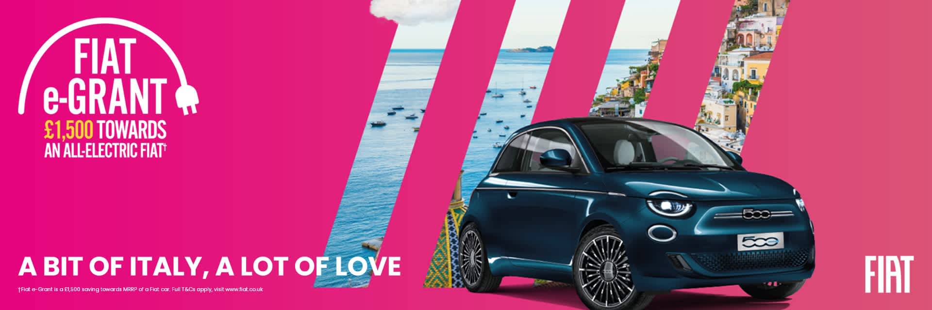 £1,500 Fiat e-Grant