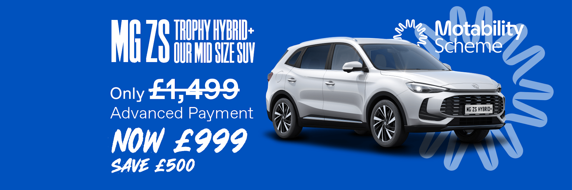 Q126 Motability MG ZS Hybrid+