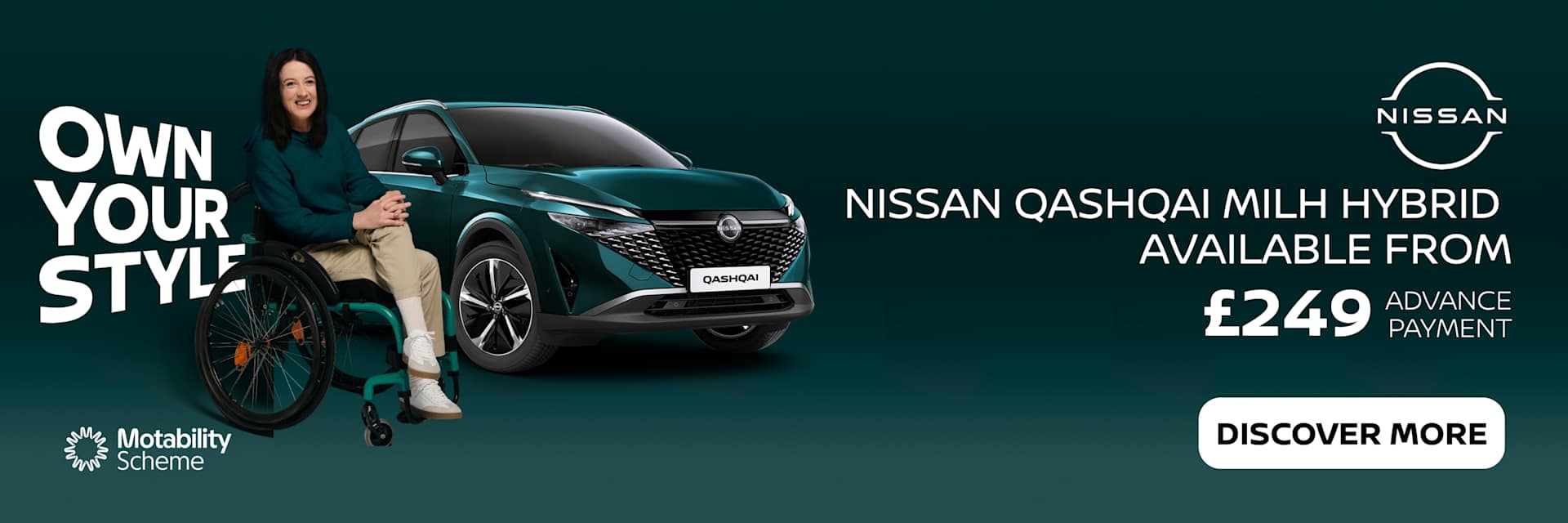 New Nissan Qashqai Motability 