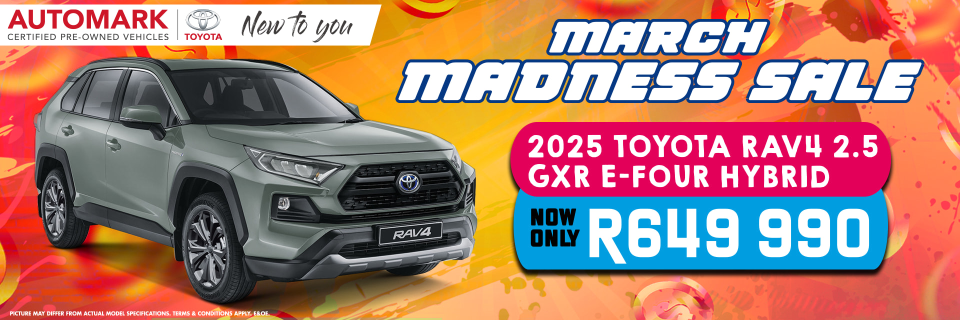 2025 Toyota RAV4 2.5 GXR Hybrid E-four