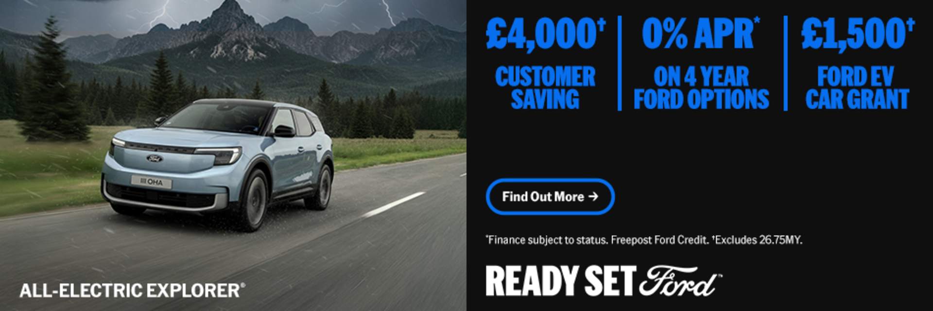 All-Electric Ford Explorer® - Latest Promotion