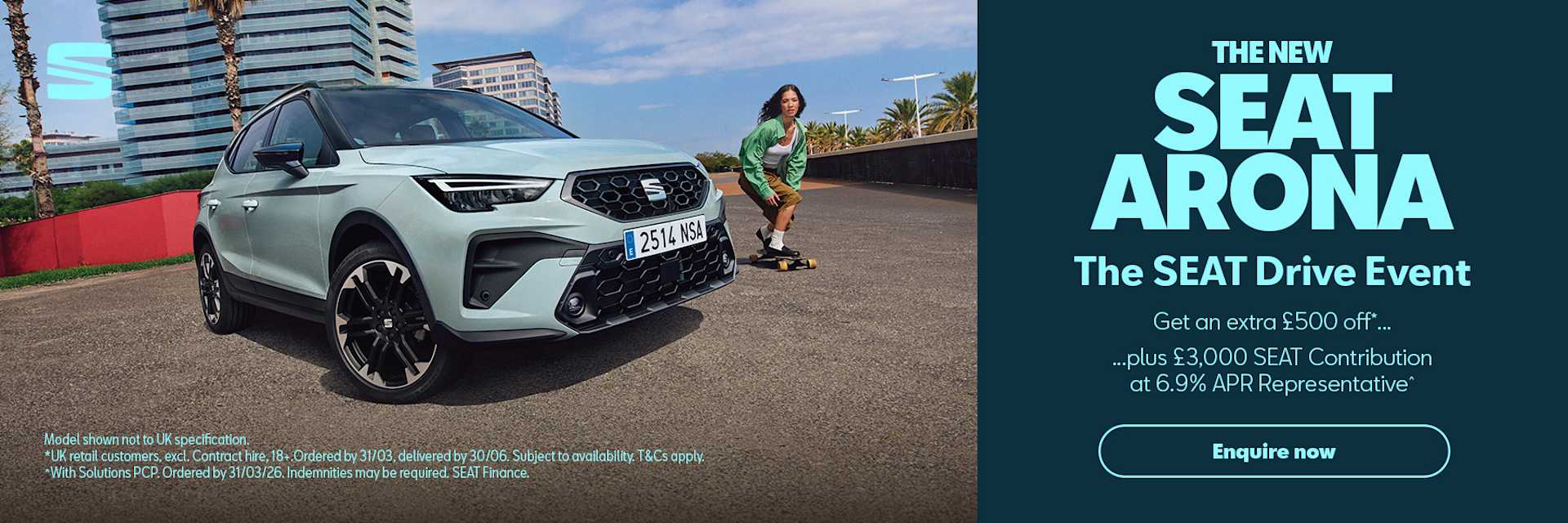 Seat Arona Enhance Offer