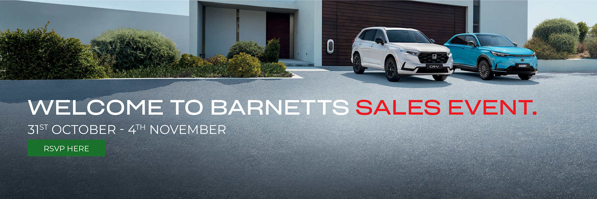 Barnetts Honda Welcome Sales Event