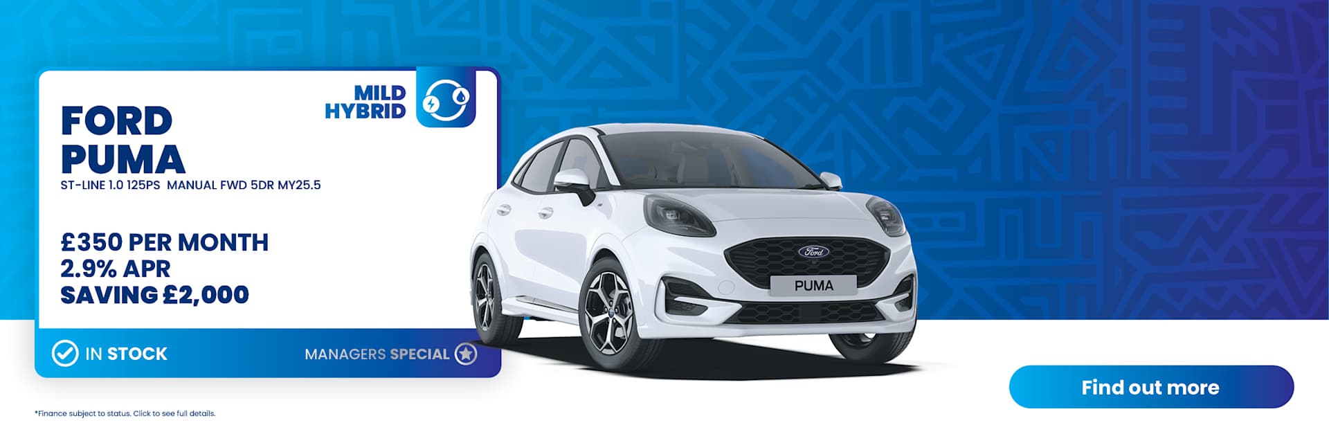 Ford Puma Q2 24 Offer 