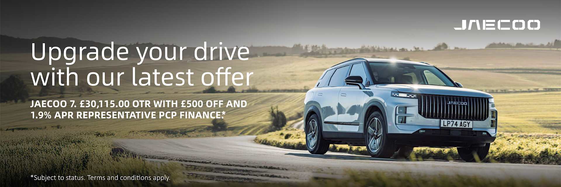 JAECOO 7 £500 Test Drive Voucher
