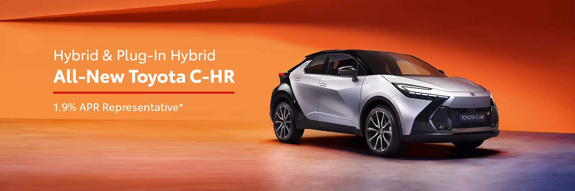 All New Toyota C-HR with 1.9% APR Finance