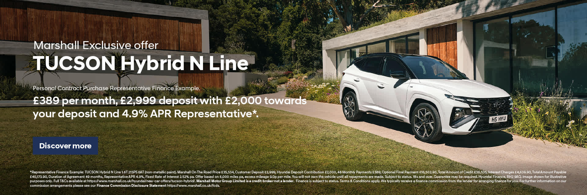 Hyundai TUCSON Hybrid Personal Contract Purchase Offer