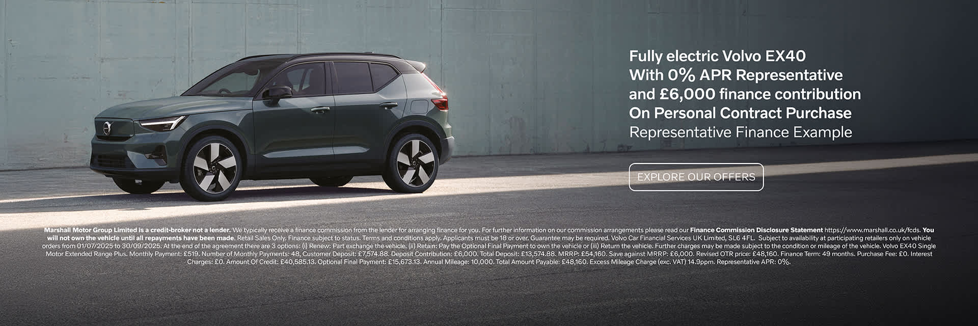 EX40 Personal Contract Purchase Offer