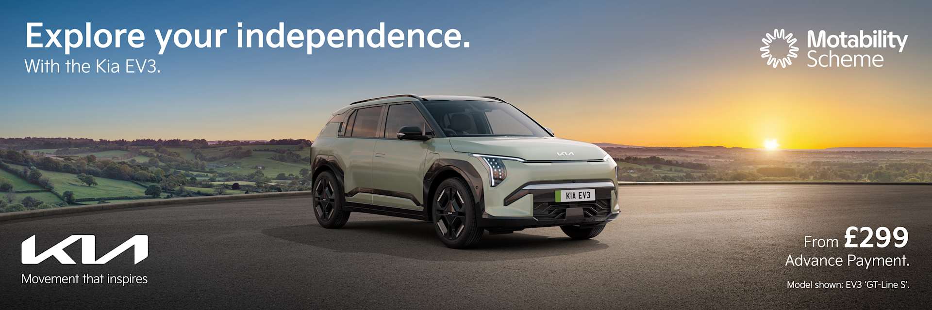 Kia EV3 Motability - Q2 2026