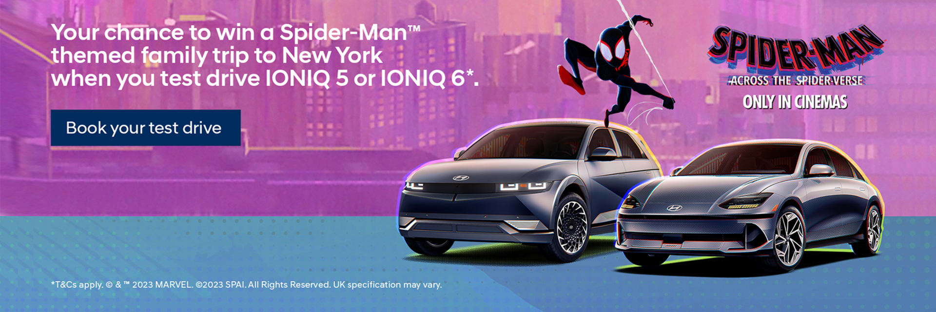 Spider-Man test drive prize draw