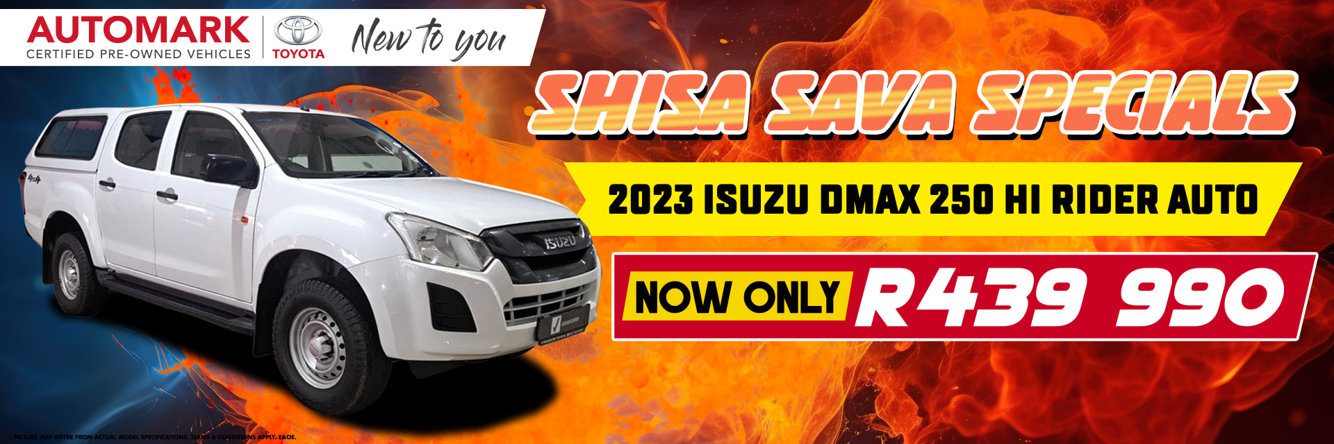 2023 Isuzu D-Max 250 Hi-Rider Auto – R439,990