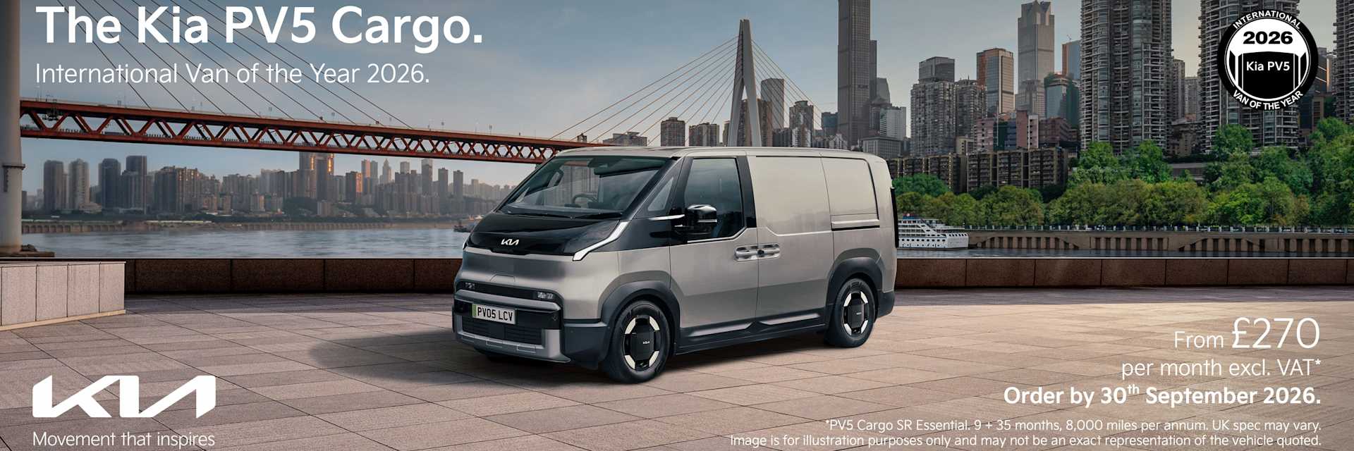 Kia PV5 Cargo Contract Hire Q3 2026