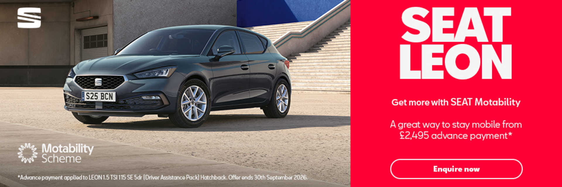 SEAT Leon Motability
