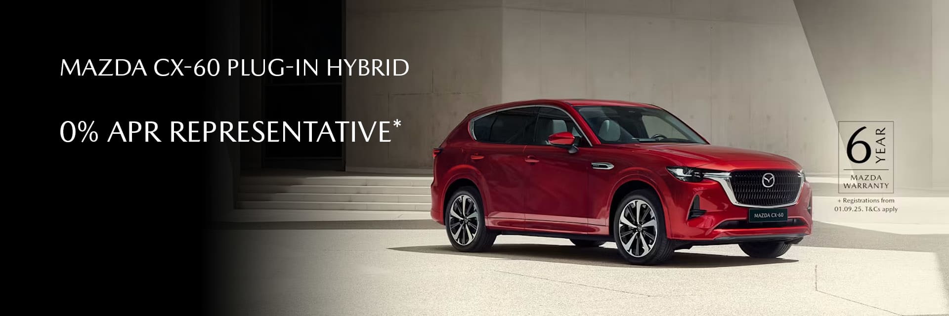 MAZDA CX‑60 PLUG-IN HYBRID Available with 0% APR Representative*