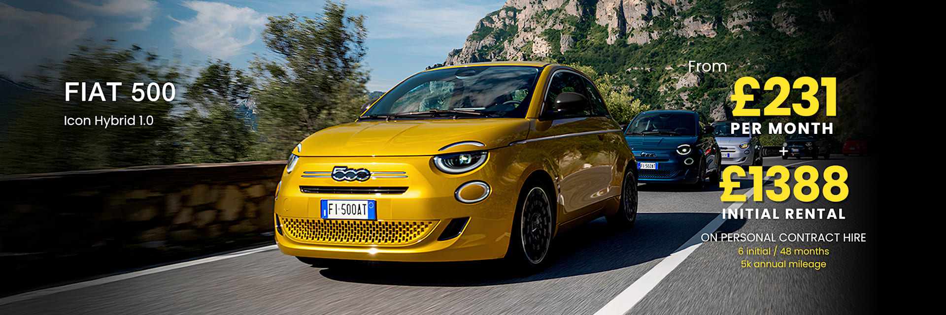 Fiat 500 Hybrid Icon PCH Offer July 2026