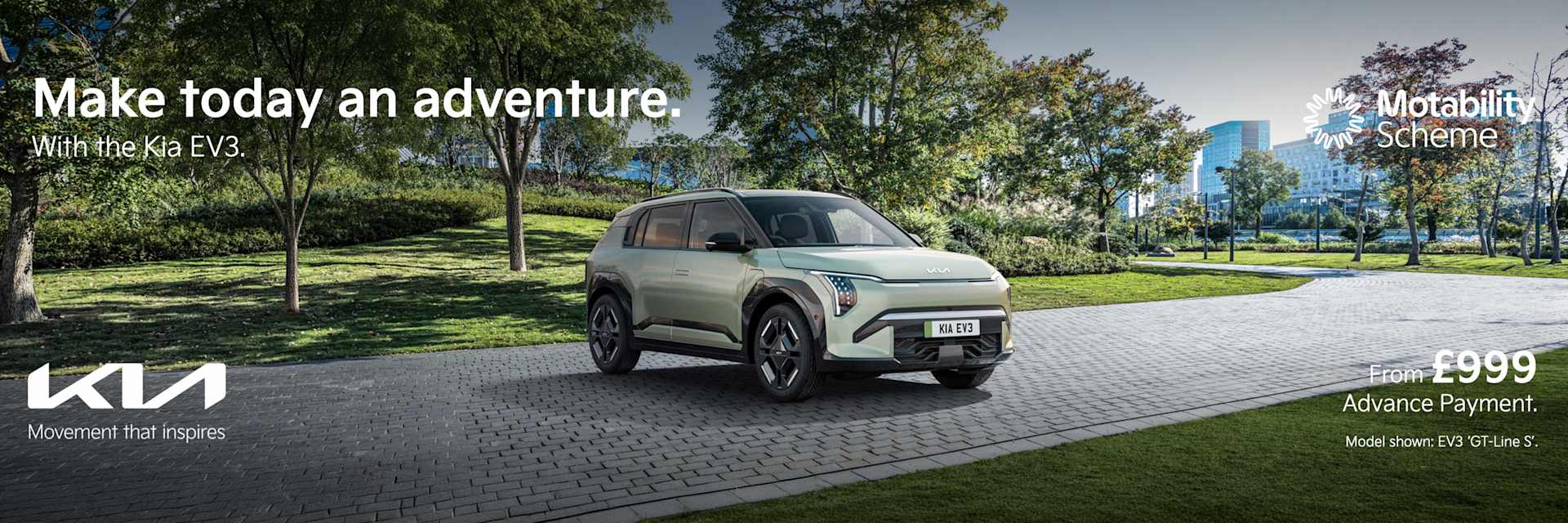 Kia EV3 on Motability